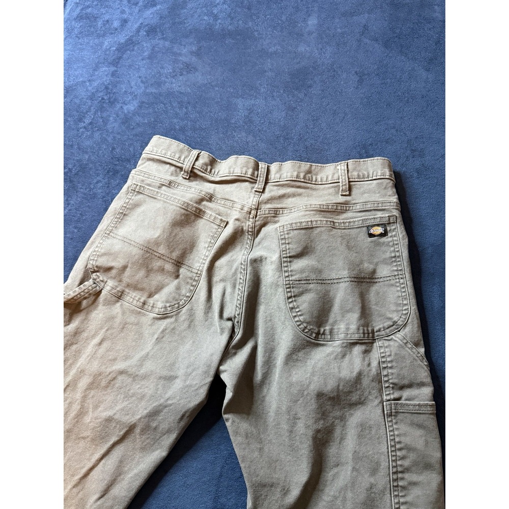 Dickies Canvas Carpenter Pants Mens 34x30 Gray Premium Work Wear Utility Pants